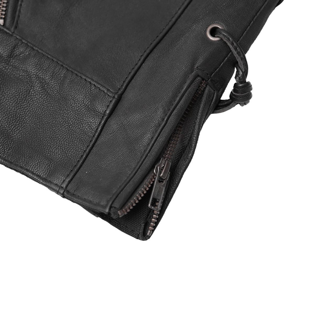 Women's Vest with Grommet and Lacing Accents