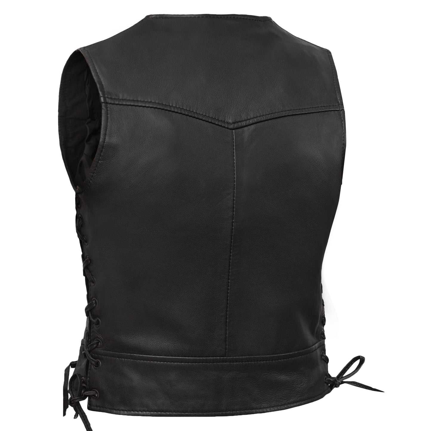Women's Lightweight Vest with Rivets Detailing