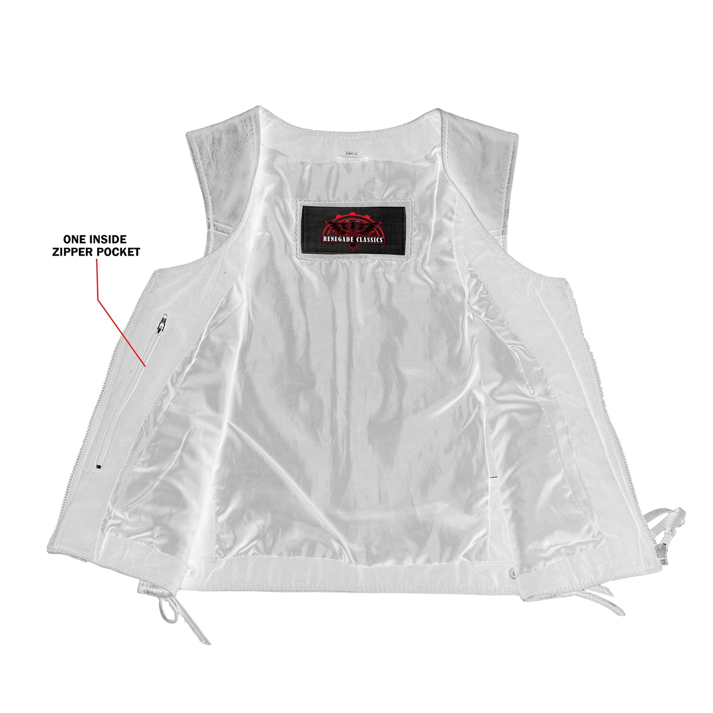 Women's Lightweight Vest with Rivets Detailing