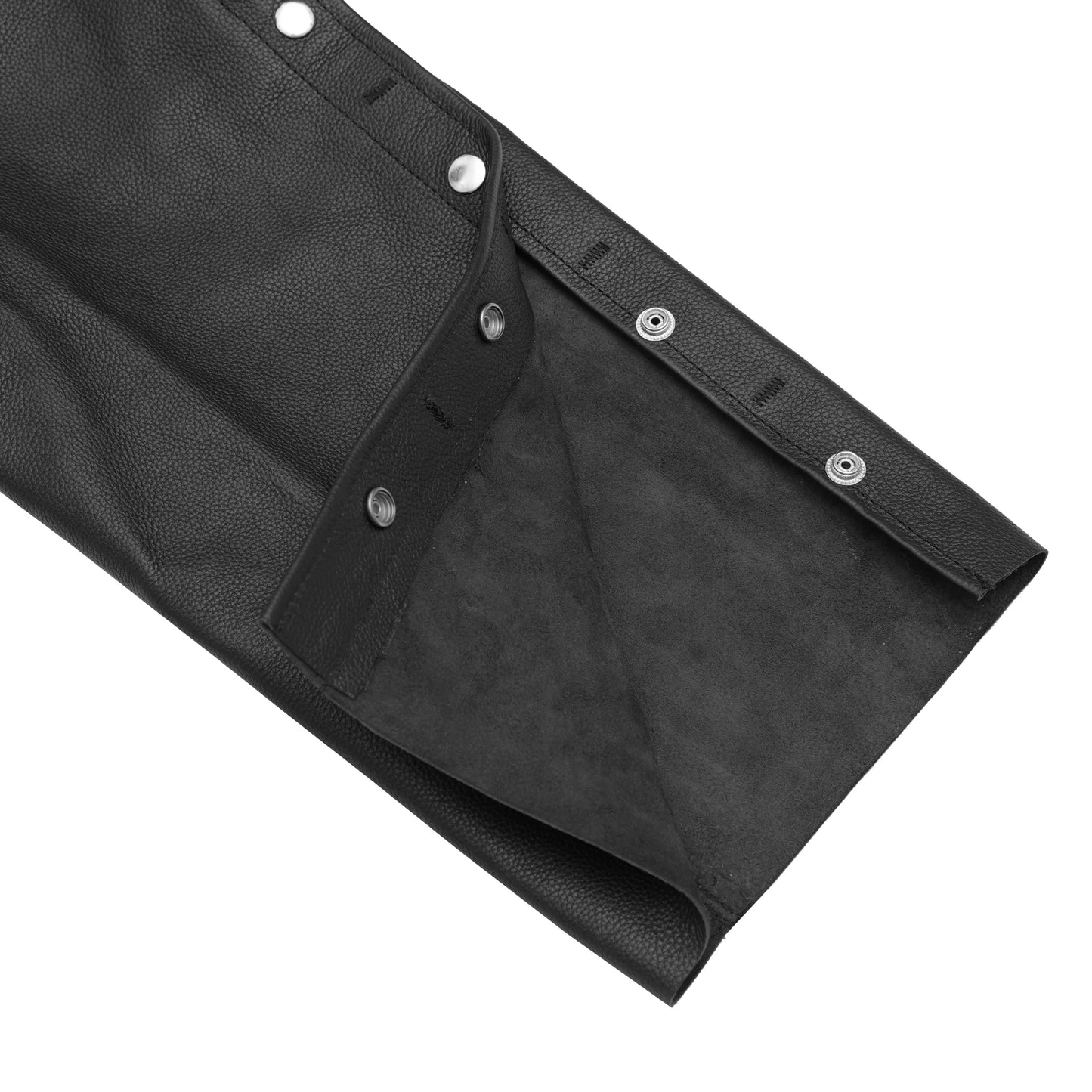 Unisex Basic Coin Pocket Leather Chaps