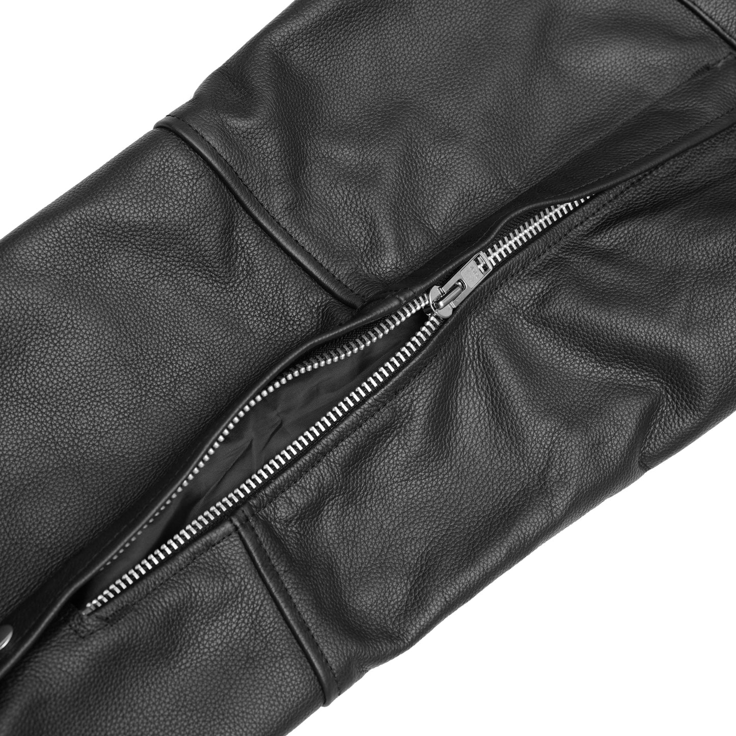 Unisex Basic Coin Pocket Leather Chaps