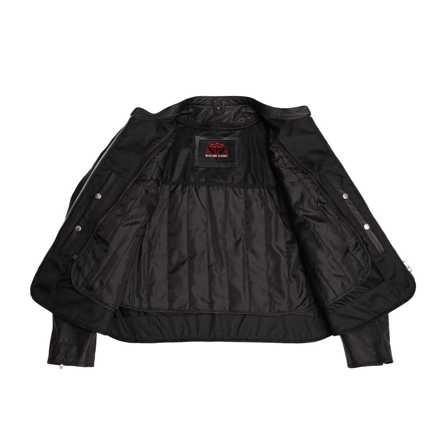Road Queen Women's Black Leather Biker Jacket